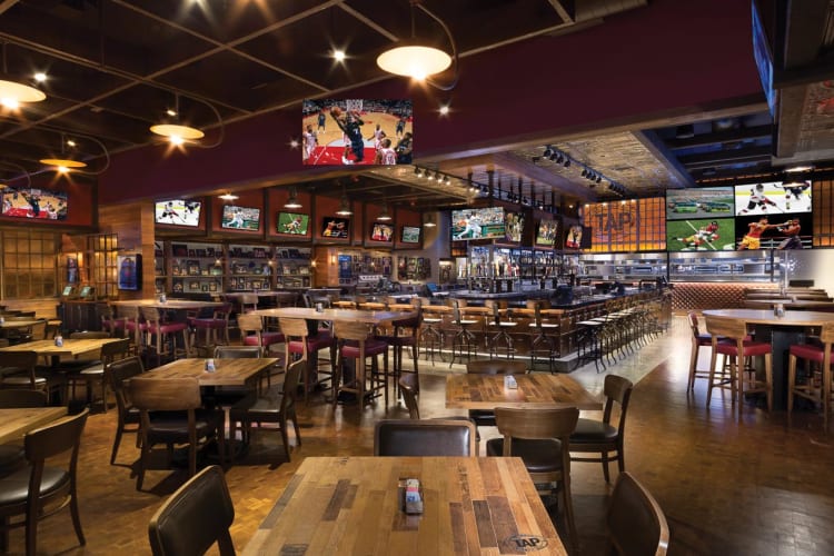 Tap Sports Bar interior